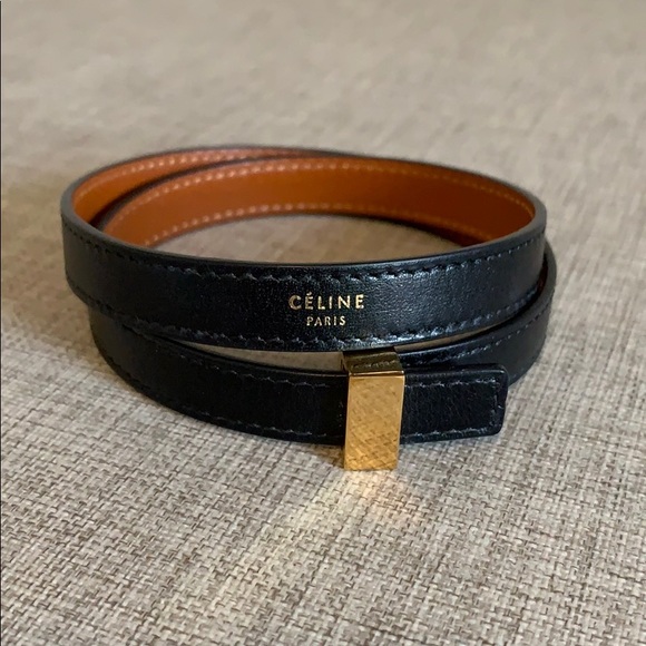 Celine Jewelry - Celine | Leather Wrap Bracelet
